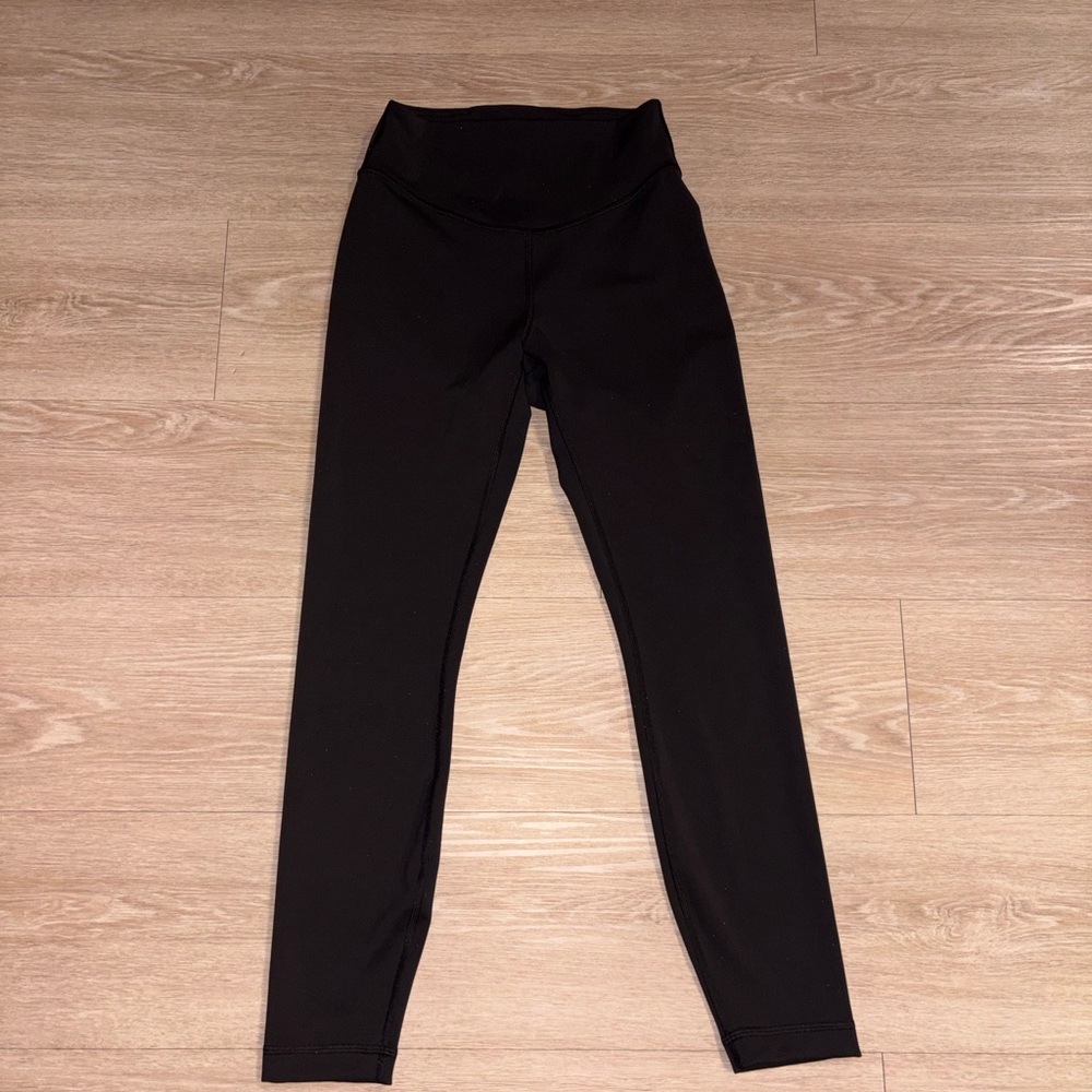 Lululemon Black Wunder Under High-Rise Tights